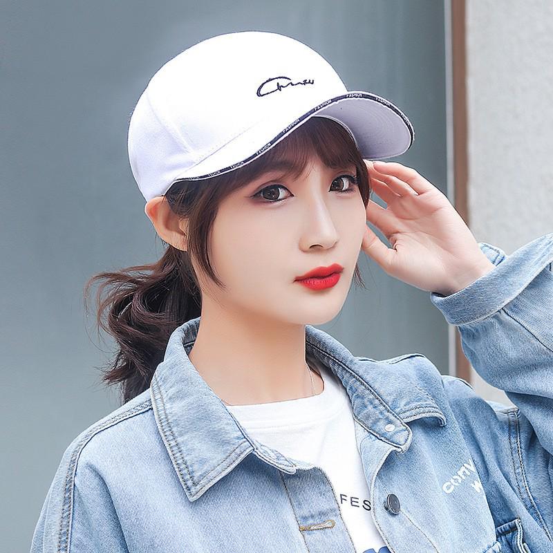 Korean-Style Trendy Unisex Sunshade Baseball Cap – Embroidered, Duckbill Design for Casual and Outdoor Wear.