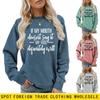 Oversized Womens Hoodie Loose Fit Cotton Blend Streetwear Long Sleeve Sweatshirt With Graphic Print