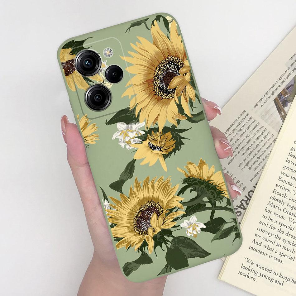 Cell Phone Case For Xiaomi Poco X5 Pro 5G Trendy Pattern Silicone Protective Matte Cover For PocoX5 X 5 X5Pro Capa Funda Bumper