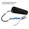 Tool Tether Hard Hat Lanyard Safety Rope Fishing Lanyards Spiral Coiled Lanyard Spring Elastic Rope