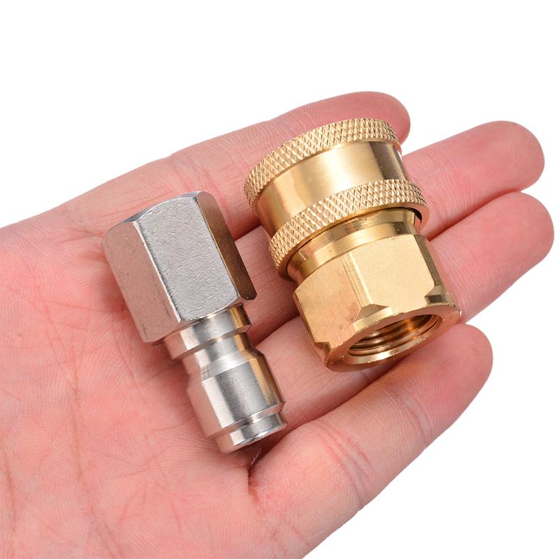 Pressure Washer Quick Release M22//14 Coupling 3//8 Male Probe Connector