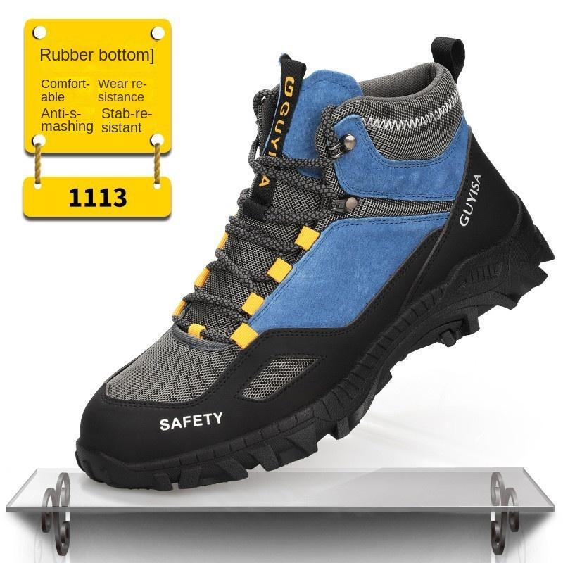 Labor Insurance Shoes,  Men's Non-slip Steel-headed Shoes, Not Tired After Standing for A Long Time, Wear-resistant Safety Shoes