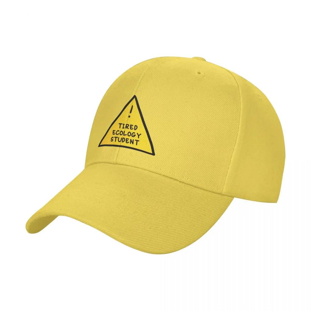 Tired Ecology Student Baseball Cap Snapback Sun Hat Hood Funny Hats Unisexs Luxury Womens