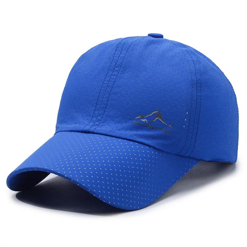 Unisex Sun Protection Quick-Dry Perforated Baseball Cap for Large Heads - Versatile Outdoor Sports Hat