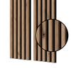 Acoustic Wall Panel Mebano PRO Artisan Oak on Black Felt 2x 26,5x240 cm