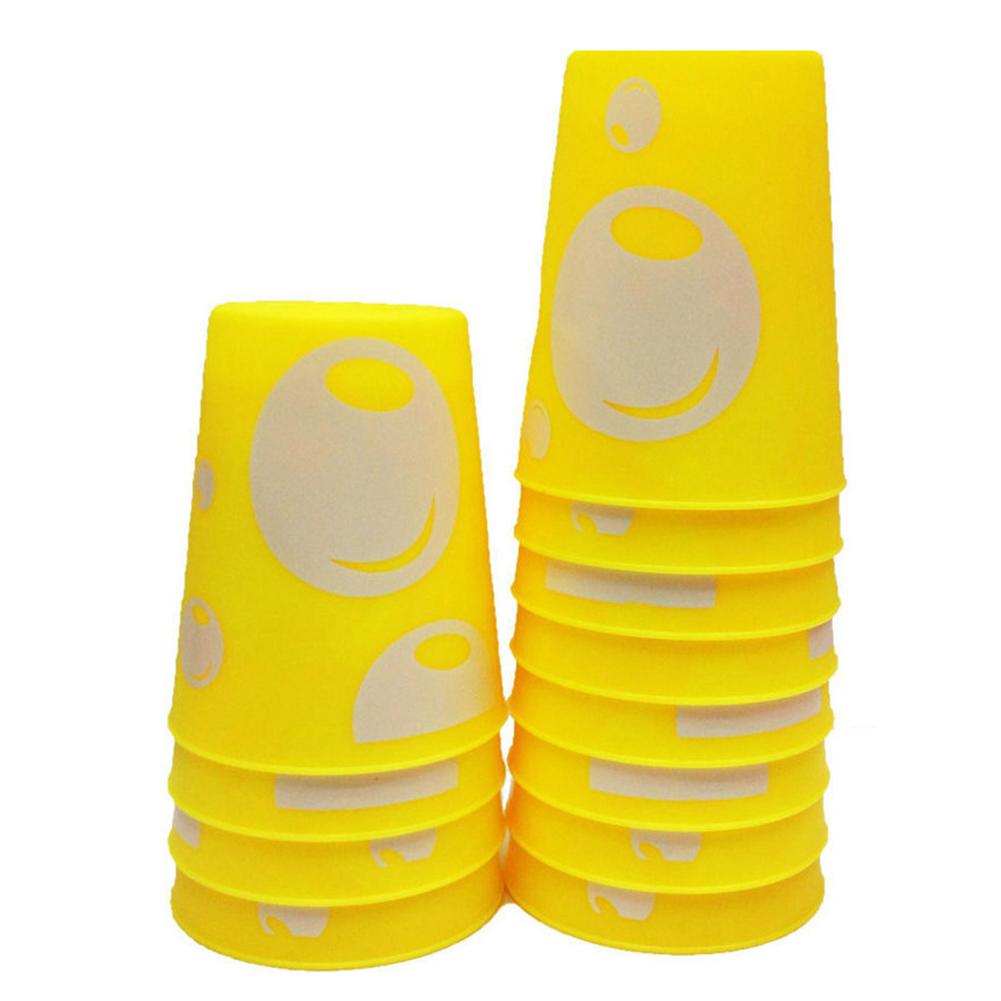 12pcs Speed-Stacks Mini Stacking Cup Multi-color Speed Stacking Cup Educational Toys For Kindergarten Children