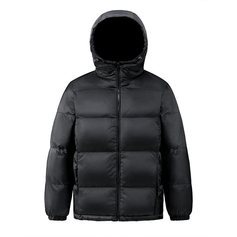 2025 Unisex Winter Thick Hooded Down Jacket, Warm Short Casual Puffer Outerwear for Couples