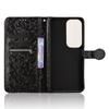 For Vivo Y19s 4G Wallet Case Dot Pattern Imprint PU Leather Phone Cover