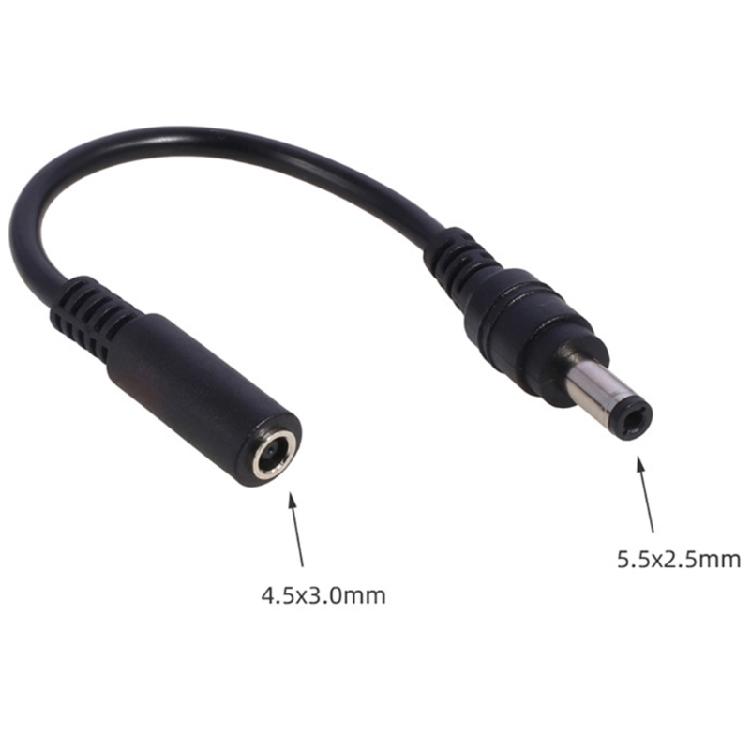Laptop Power Charging Connector Cable 90W DC4.5x3.0 Female to Male Converter