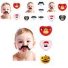 Baby Full Silicone Soothing Pacifier Adorable Creative Sleep Type Thumb Shape