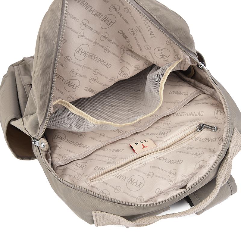 Backpack Large Capacity Women's Travel Backpack Nylon Student School Bag