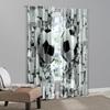2pcs   Print Curtains  print Football Printed Versatile Durable Polyester (without rod) Art Deco Festive Perfect for Room