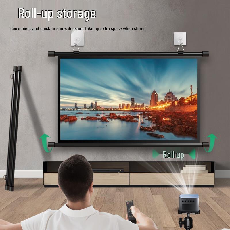 ASK Portable Dual-Use HD Projector Screen