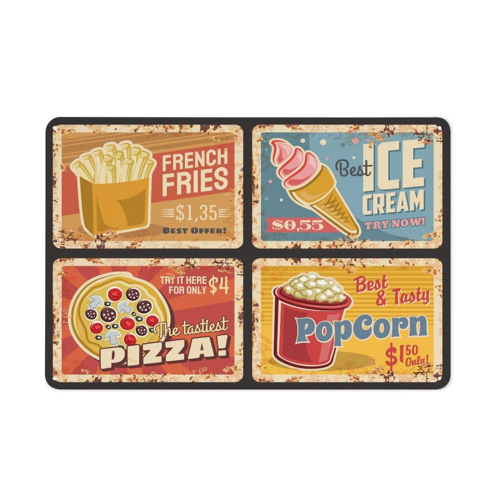 

Одна упаковка Горизонтальная Металлическая Жестяная Настенная Табличка в Деревенском Стиле 2030см 3040см Постер в Винтажном Стиле Для Дома Бара Гаража Кафе Кухни Гостиной 20*30CM