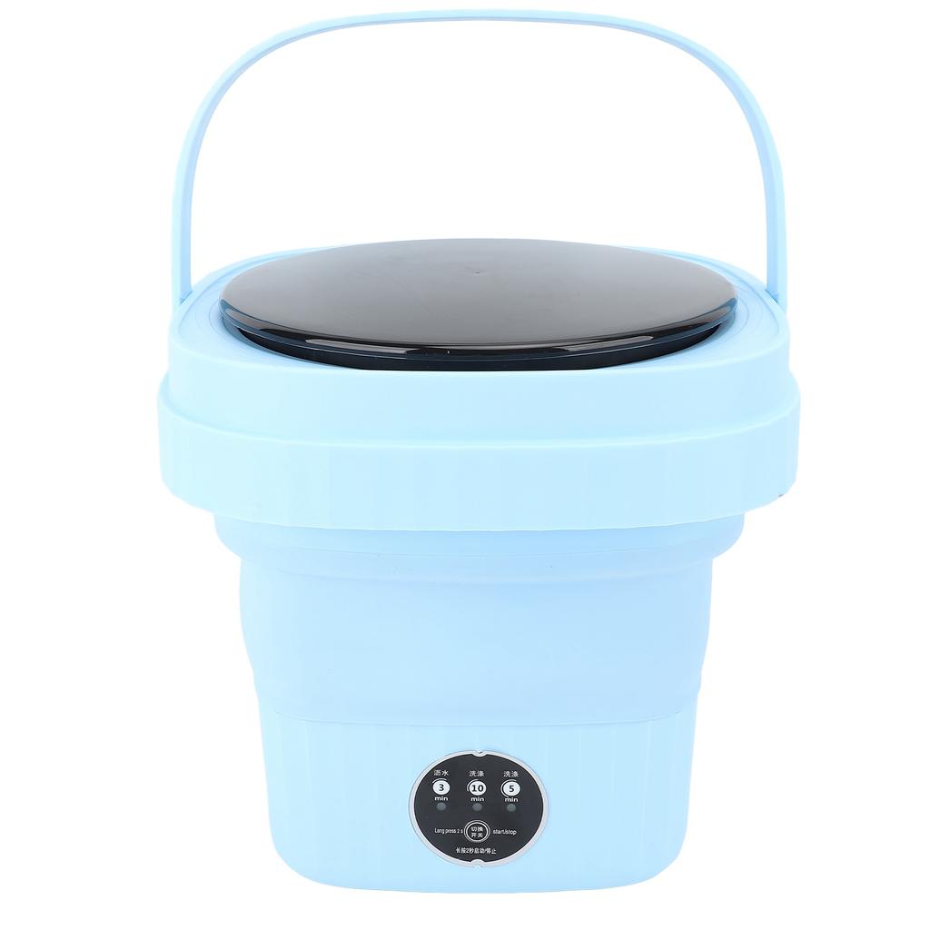 6L Portable Washing Machine IPX4 Waterproof Foldable Mini Washing Machine Small Washer for Baby Clothes Underwear