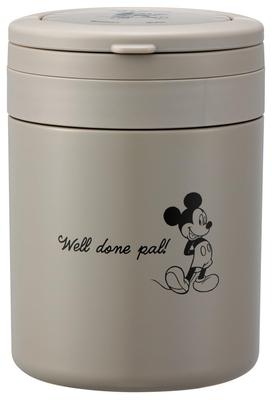 Insulated Soup 500ml with Folding Disney Mickey Mouse Simple Jar, Capacity, Handle, Logo, LJFO5-A
