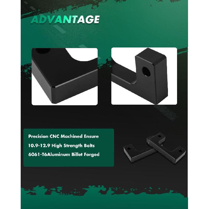 SCITOO 1 Inch Front Leveling Lift Kit Car Lift Strut Spacers Compatible with for Chevrolet Silverado for GMC Yukon 2007-2018