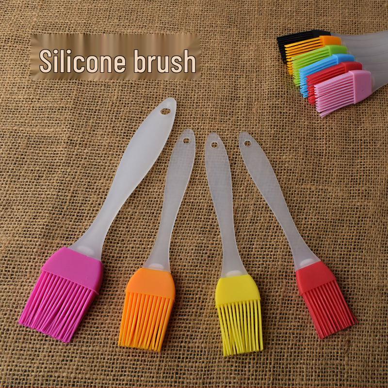 Silicone Bristle Brush for Sauces, Oil, Creams, Cake Baking, and BBQ