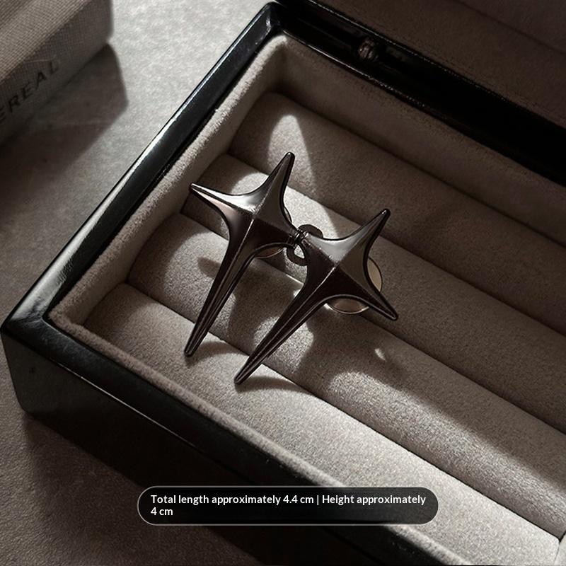 

Temperament Four Pointed Star Waist Tightening Tool Adjustable Waist Buckle Fashionable Jeans Fixed Waist Buckle B