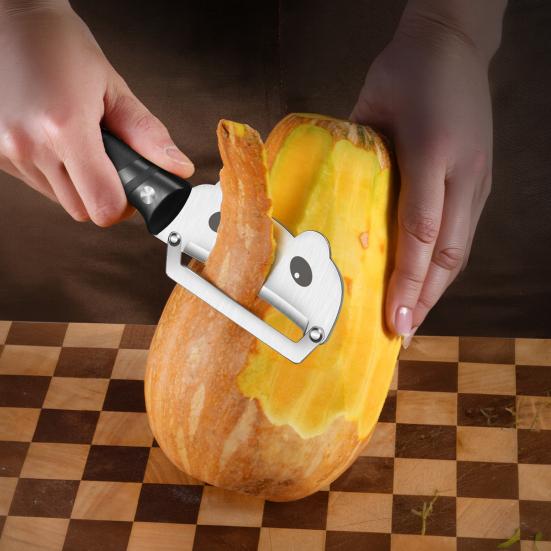 Vegetable Fruit Peeler Stainless Steel Pumpkin And Melon Peeler Dishwasher Safe Kitchen Gadget for Fruits And Veggies
