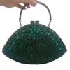 Bolso de Noche Grande para Mujer con Pedrería Bolsos de Mano con Piedras de Novia Bolso de Mano Superior de Boda con Diamantes Bolso de Mano para Fiesta de Boda con Cristales
