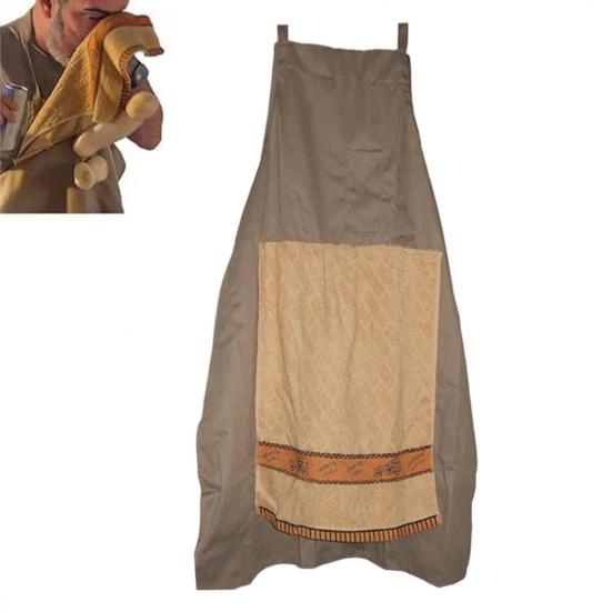 Chef Prank Apron for Men Creative Surprise Pocket Apron Surprise Pocket Gag Gift for Adults Kitchen Comedy Accessory