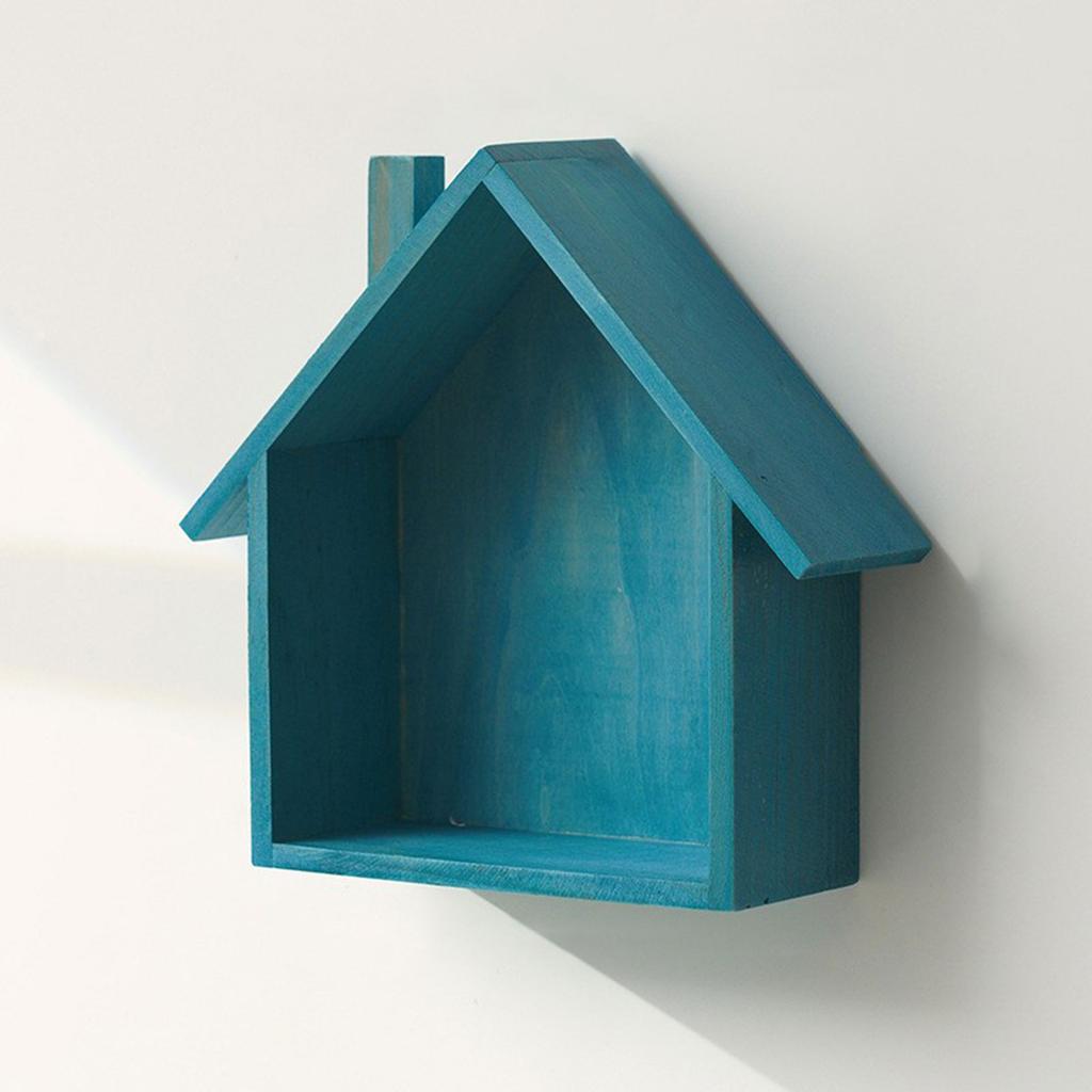 Small Houses Shelf Wood Materials Organizers Wall Mounted Designs for Home Decorative and Functional Storage Solution
