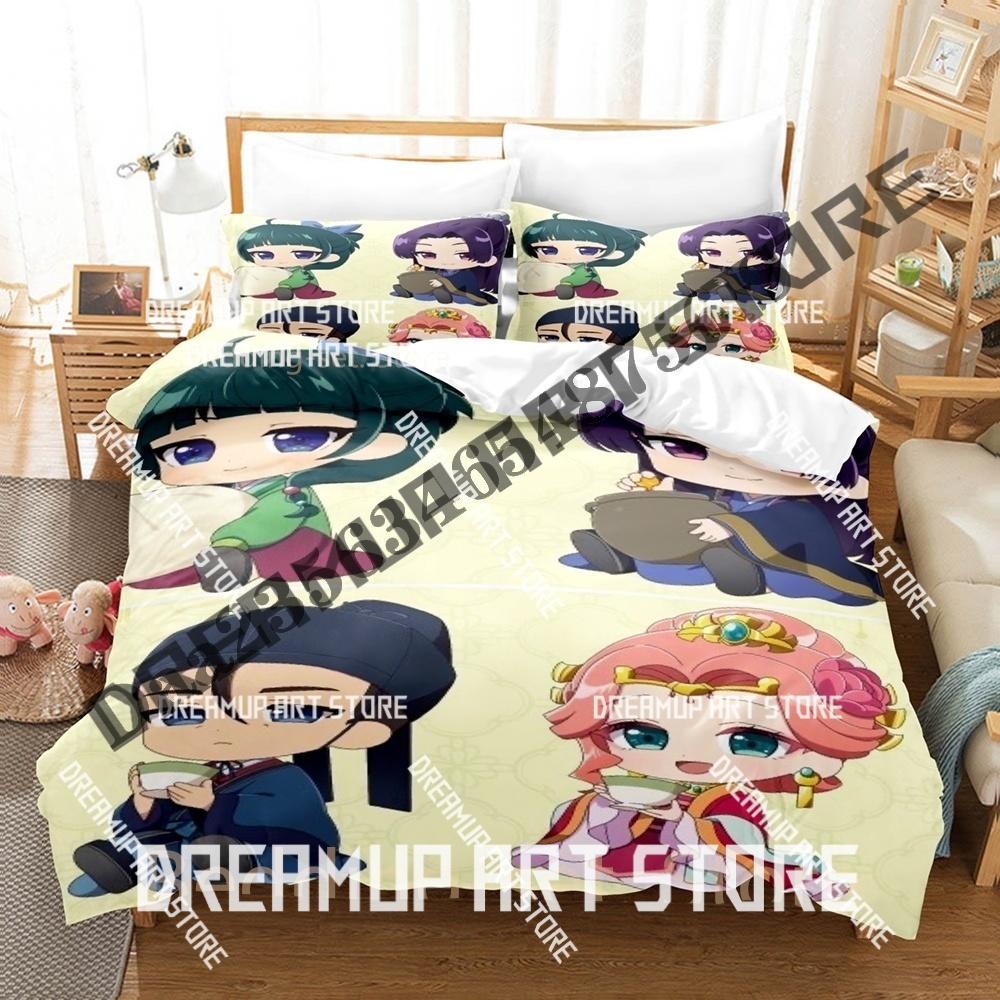 3D Printed The Apothecary Diaries Bedding Set for Boys Girls Duvet Cover Pillowcase Twin Queen King Full Single Double Sizes