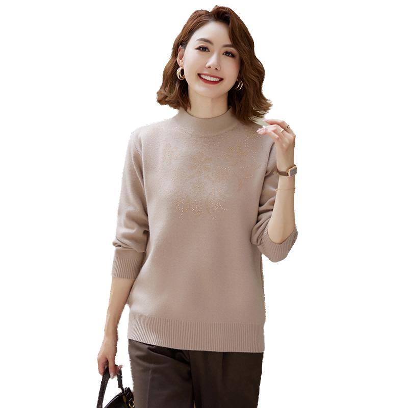 Yu Zhaolin Women's Embellished Knitted Pullover