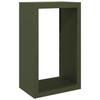 VidaXL Portant de bois de chauffage vert 60x40x100 cm acier, magasin de bûches, porte-bûches de cheminée, support de bûches, 850992