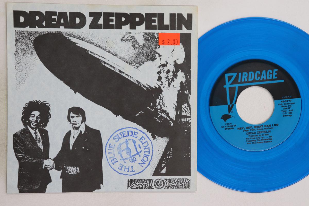 

7inch Record DREAD ZEPPELIN Immigrant Song Hey Hey What Can 452777 BIRDCAGE 1989 US Reggae Ska Dub Used