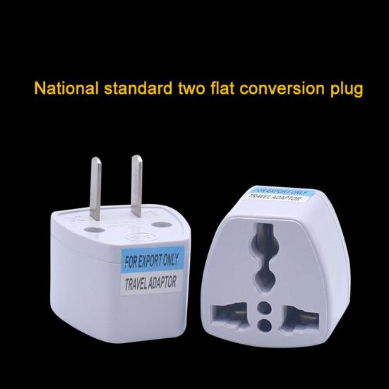 Portable Travel US Socket Conversion Plug Wall Outlet Electrical Power Adapter