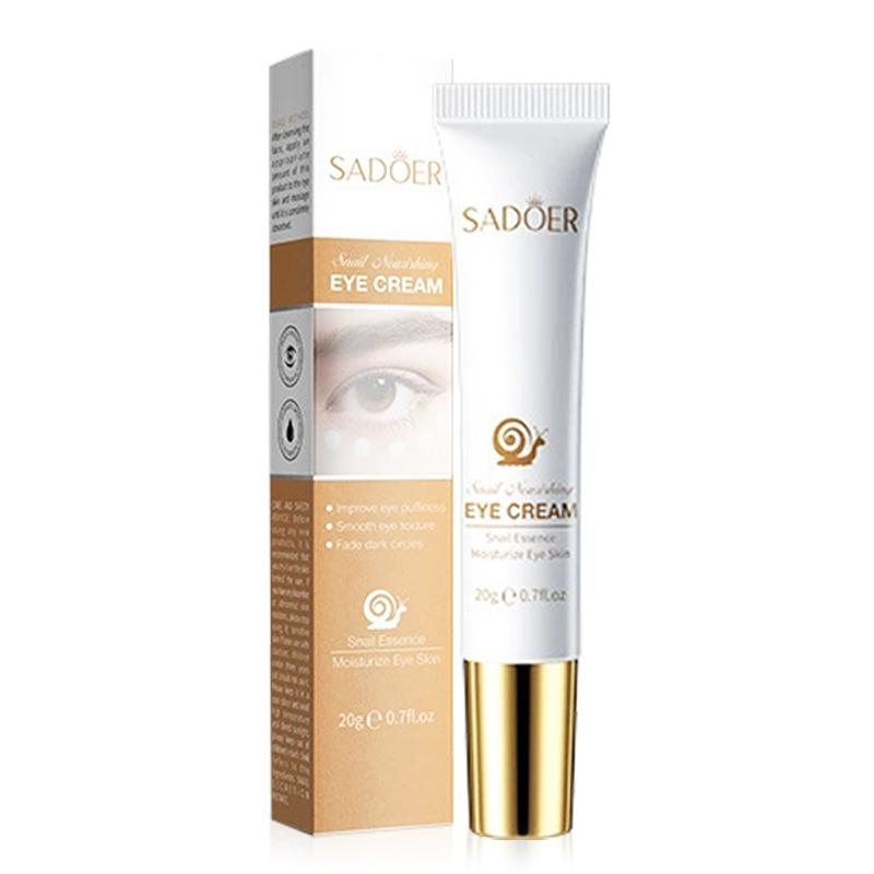Moisturizing Anti‑Aging Eye Cream, Reduce Dark Circles Puffiness Bags, Firming Lifting Under‑Eye Skin, Hydrate Smoothen Fine Lines Eye Care 20g