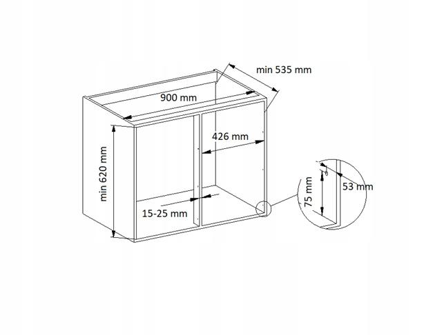 Magic Corner Pull-out Cargo Basket Corner Right Kidney Brake Pull 900