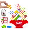 Tetra Turm Balance Stapelspiel Brettspiele für Erwachsene Familien-Partyspiele Teambuilding Bausteine Puzzle Spielzeug Geburtstag Kindergeschenk