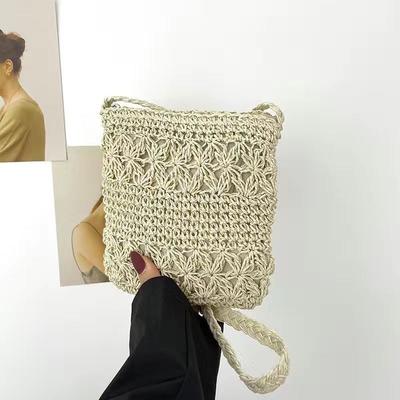 Fashion Retro Style Straw Woven Women's Bags Summer Woven Shoulder Bags Versatile Travel Vacation Beach Messenger Bag Store
