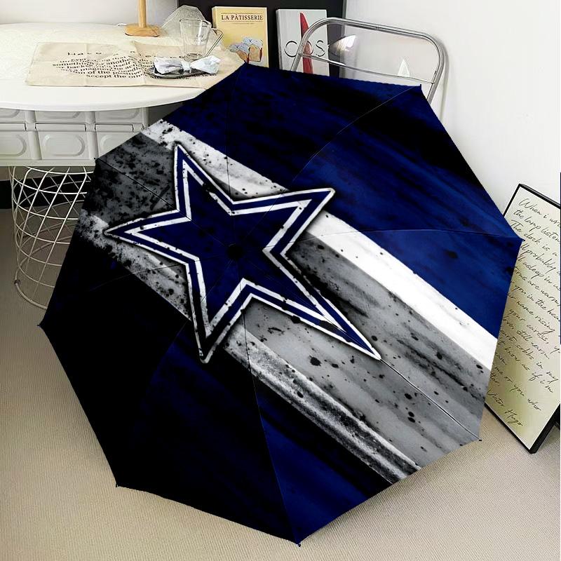 Dallas Cowboys Umbrella Folding umbrella, automatic umbrella 8-Frame for Travel, camping Use Gift for Halloween Christmas