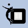 Protective Sticker for the Switch - Volleyball Player