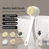 Digital Screen Electric Body Scrubber Long Handle Rotating Bath Massage Brush