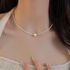 Shi Jiaqiang 2025 Light Luxury Ultra-fine Pearl Necklace: New High-end Niche Design Sweater Chain for Women