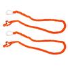 2pcs Kayak Paddle Leash Stretchable Strap Lanyard Rope for Kayaking Boating Canoeing Fishing Pole Rod 3‑6 Feet