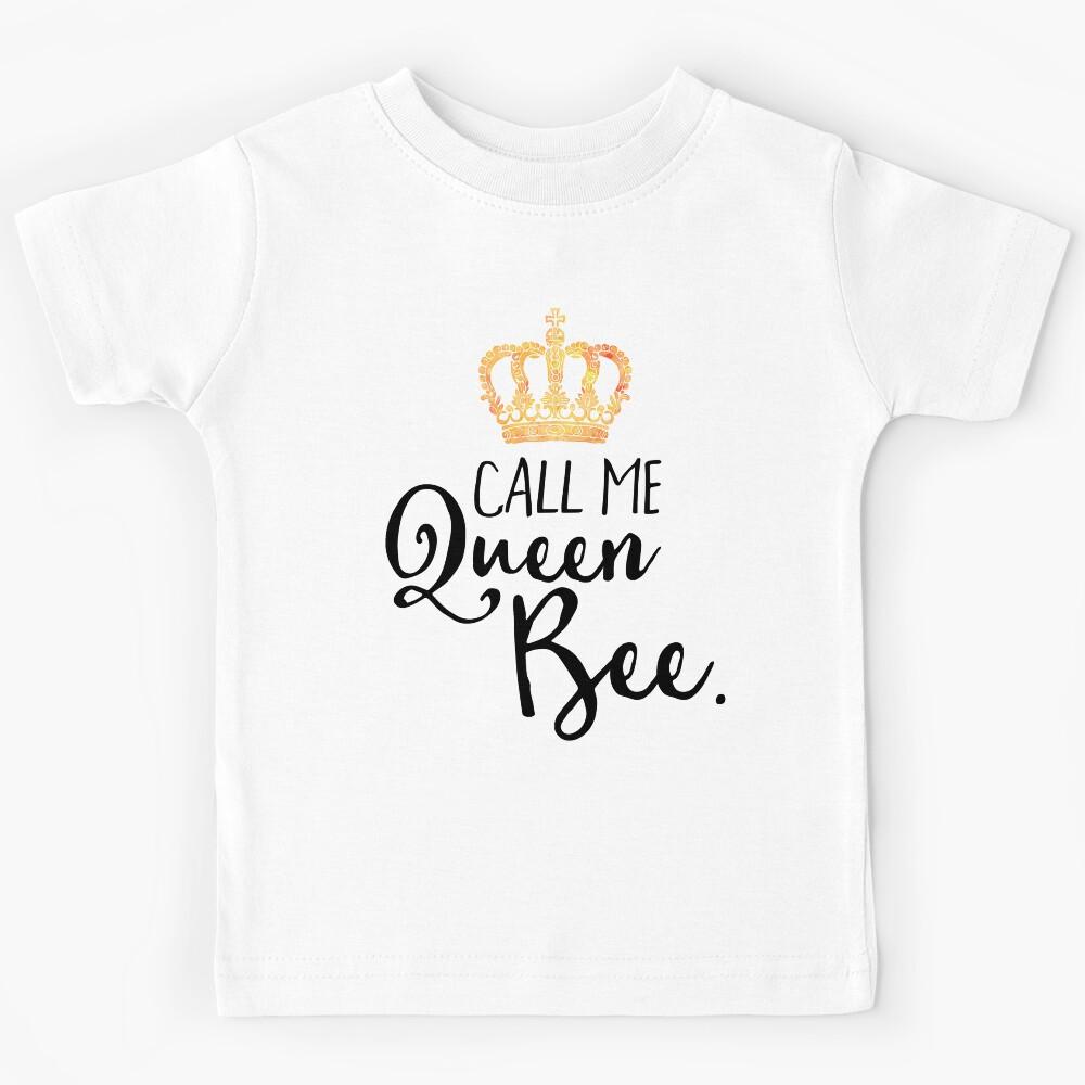 Queen Bee Funny Quote Kids T-Shirt 120