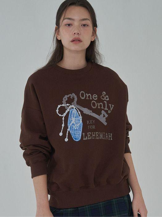 LEHEMIAH Keyring sweatshirt [Brown] Brown