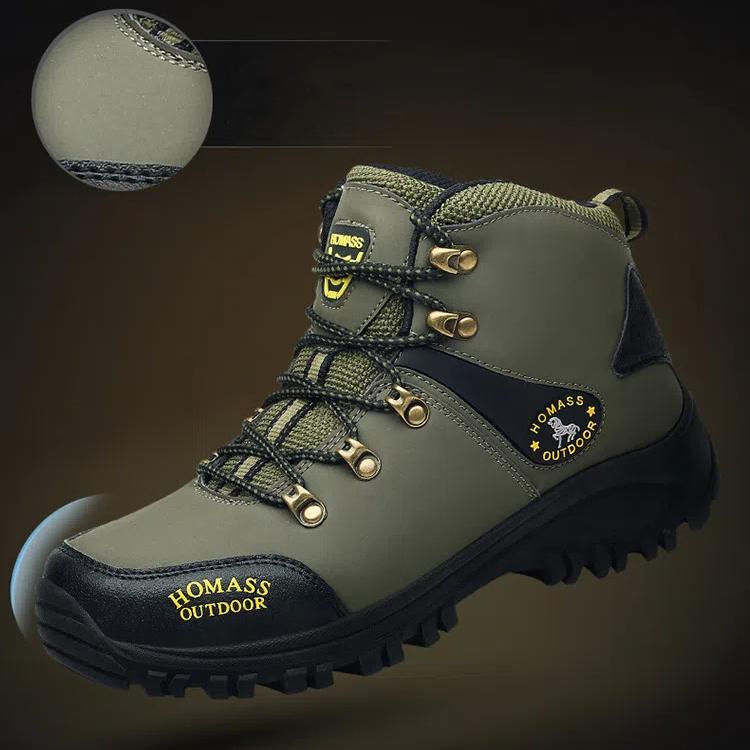 2024 Herren Warme Wasserdichte Stiefel Outdoor Sportschuhe Winter Schneestiefel für Männer Wanderstiefel 38-46