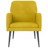 Yellow Armchair 62 X 79 X 79 Cm Velvet
