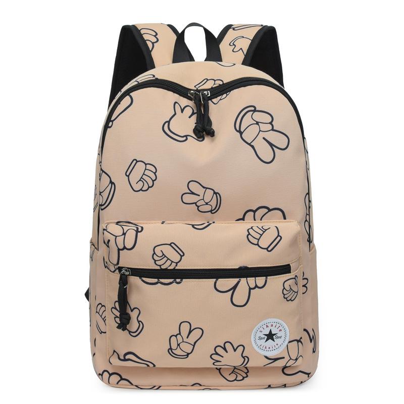 Универсальный рюкзак для студентов с милым принтом: Легкий, вместительный школьный рюкзак