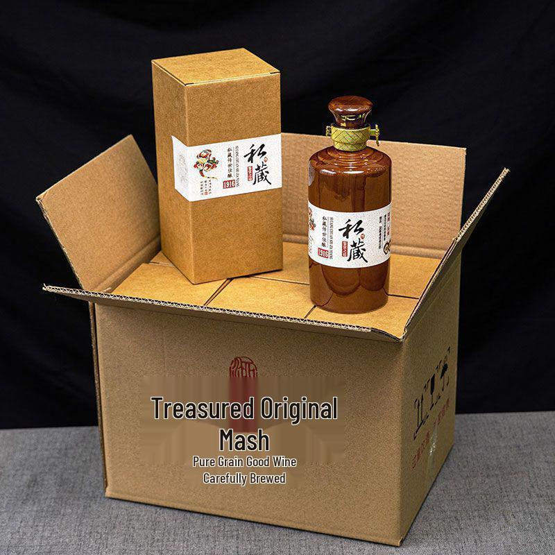 Sada lahví Baijiu s retro dárkovou krabicí a dopravou zdarma