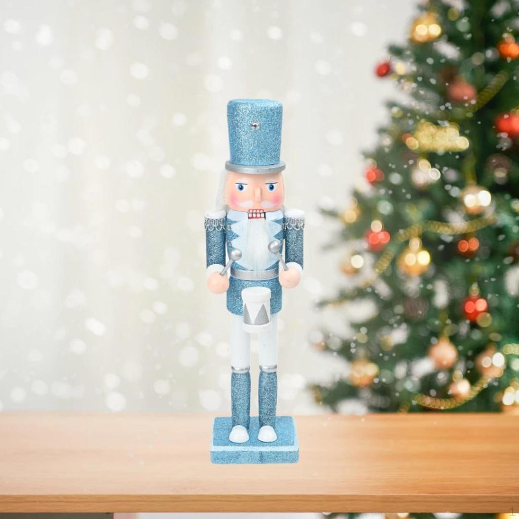 Christmas Nutcracker Figurine Decor Ornament Statue for Shelf