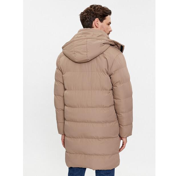 Winter Jacket Brave Soul MJK-ELSDONSTONE Beige Color, Standard Fit