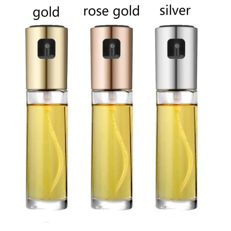 100ml Olive Pump Kitchen Sprayer Oil Bottle Barbecue Cooking Tool Can Pot Cookware Home Storage Tool